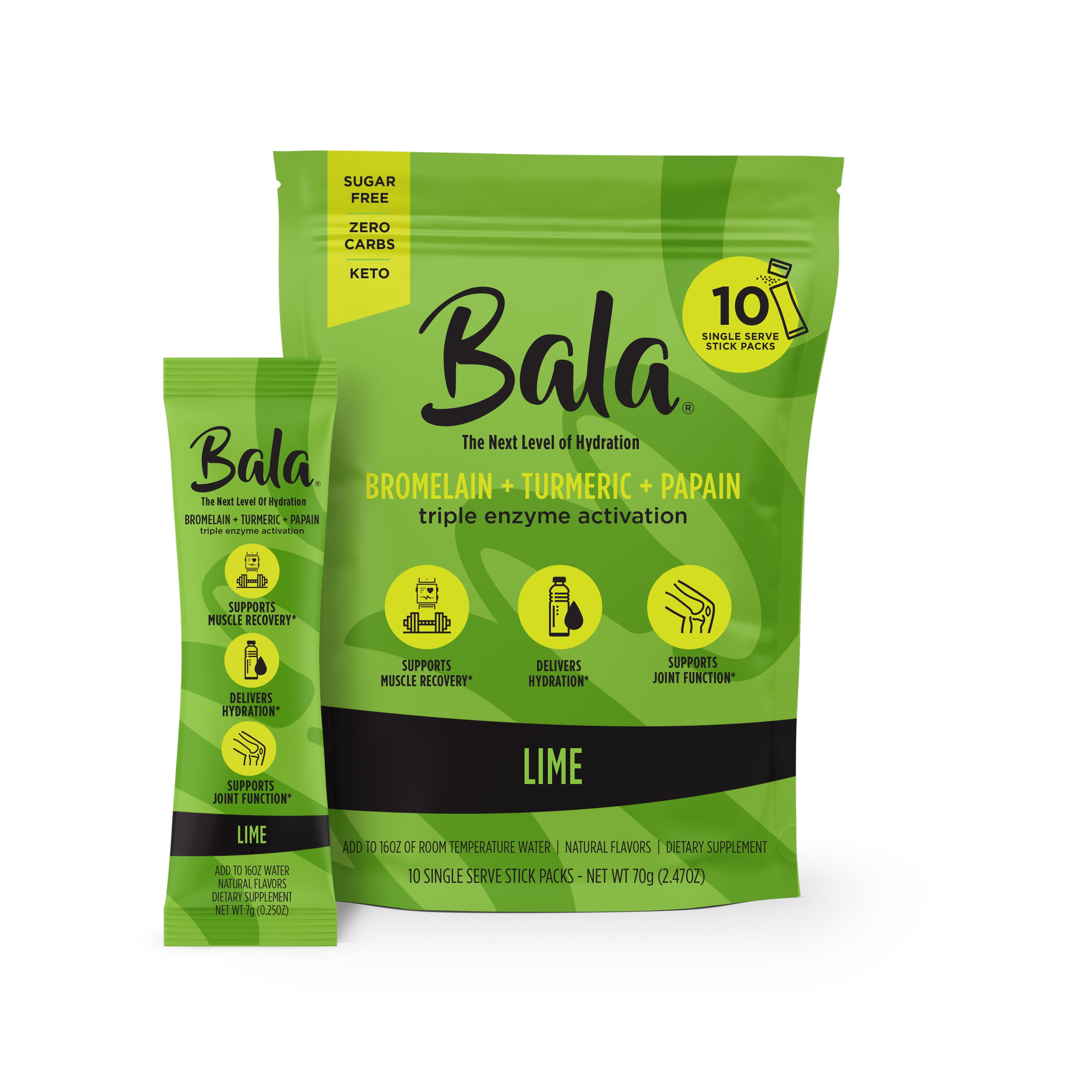 Bala Keto Enzyme Electrolyte Powder Post Workout Recovery Hydration