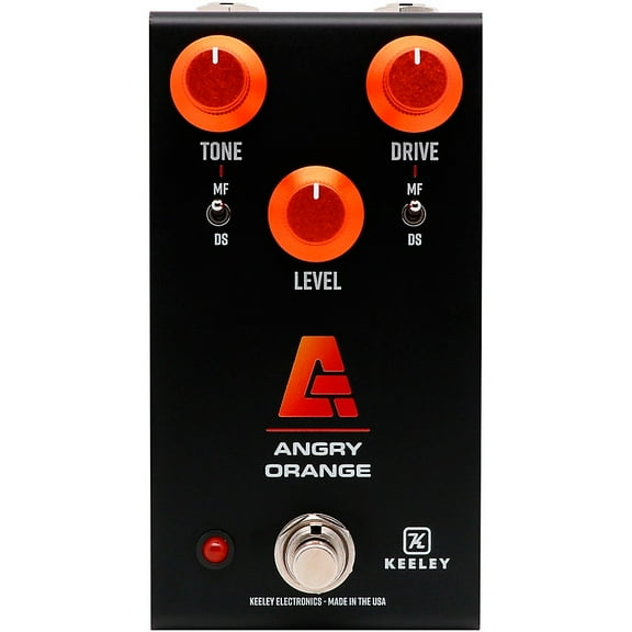 Keeley Electronics Angry Orange Distortion & Fuzz Effects Pedal Black/Orange