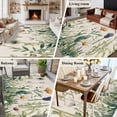 thumbnail image 5 of Non-Slip Rug Pad Rugs Spring Farmhouse Flower on Vintage Linen Rectangle Area Rugs 5x7Ft Soft Carpet Pads for Living Room Kids Room, Herb Botanical, 5 of 9
