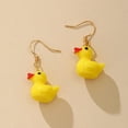 thumbnail image 3 of Fdelink a Earing Fashion Cartoon Animal Cute Duck Earrings for Women Jewelry Gifts Yellow, 3 of 8