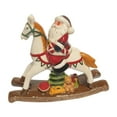 thumbnail image 1 of Adorno de caballo mecedor, decoración navideña, decoración de mesa tradicional hecha a mano, estatua de caballo para dormitorio, chimenea, mesa Con santa, 1 of 8