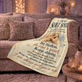 thumbnail image 6 of Clasped Hands Illustration, Cozy Typography Art Scene, Warm Flannel Blanket for Living Room and Reading Nook with Detailed Artwork, Art Lovers Appreciation Gift, Artistic Home Decor, 6 of 9