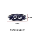 thumbnail image 3 of Pegatina con emblema central para volante de coche, 58 x 22 mm, para Ford Focus 3 MK2 Fiesta MK7 Mondeo Mk4 Fusion Kuga Transit Edge F150, 3 of 5