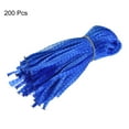 thumbnail image 3 of Uxcell Watermelon Nets 13.78 Inch Hanging Melon Hammocks Reusable Fruit Net Bag for Garden Blue 200 Pack, 3 of 6