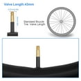 ZNH Bike Tire Tubes 26" x 1.95, Standard Mountain Bicycle Inner Tube with 48mm Schrader Valve