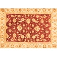 thumbnail image 1 of Ahgly Company Indoor Rectangle Oriental Orange Traditional Area Rugs, 8' x 10', 1 of 4