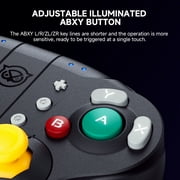 NYXI Wireless Gamecube Controller with Hall Effect Joystick and Mechanical Trigger for Switch, Switch Oled, and PC