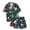 Green, variant on SGMVNU Christmas Pajamas for Kids 2025 Boys Kid's Summer Boys Girls Christmas Cartoon Printed Short Sleeve T Shirt Short Pants Pajamas Suits Two Piece Outfit(Size 4-5 Years,Blue)