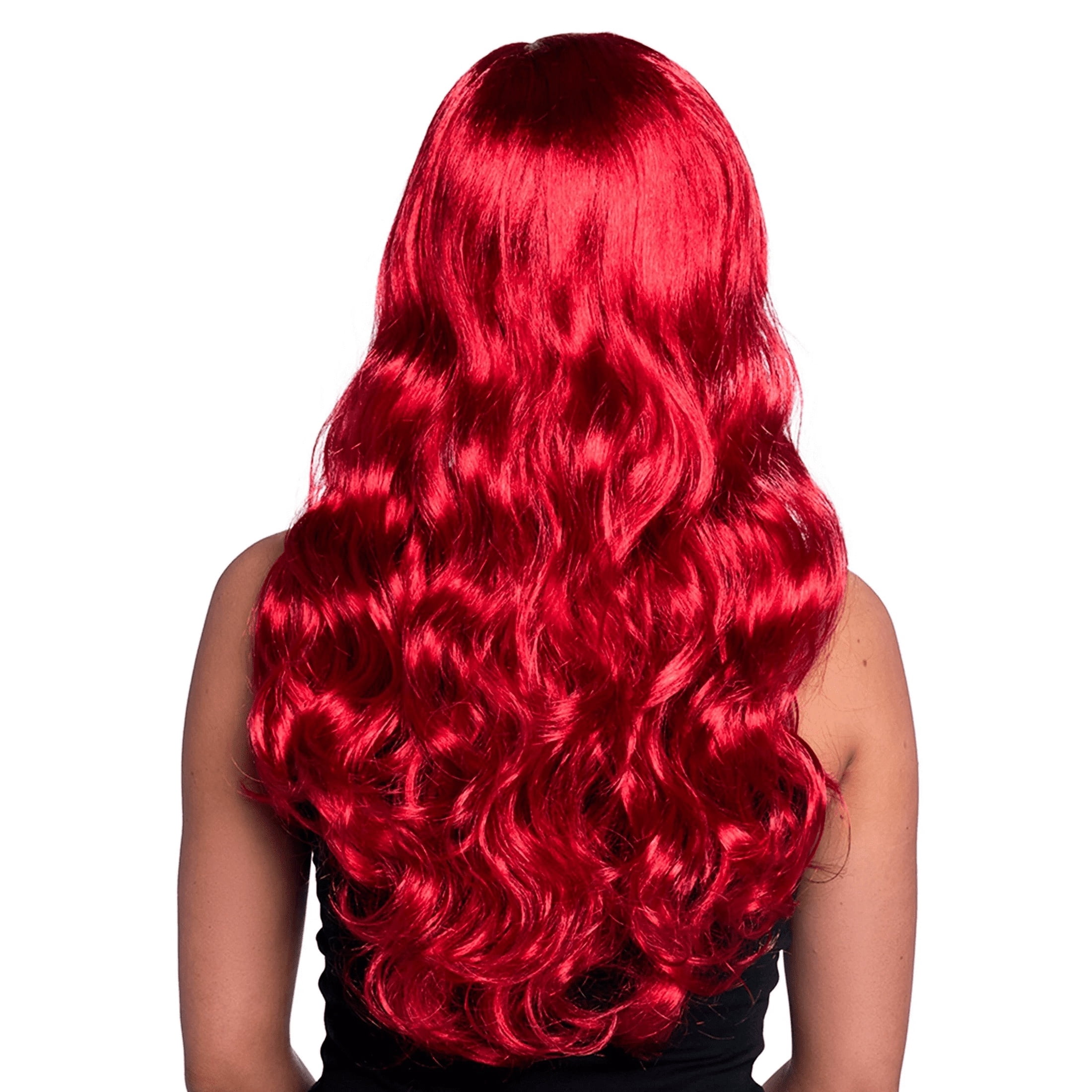 Wavy Wig Costume Accessory for Adults, Red, Halloween by Way To Celebrate