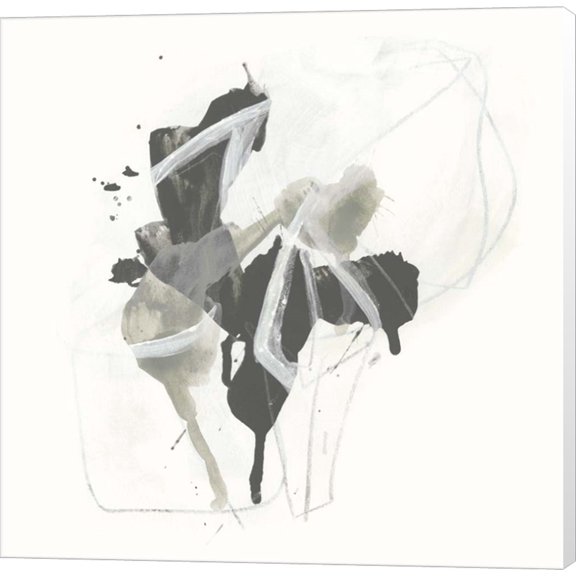 Monochrome Missive II by June Erica Vess, Canvas Wall Art, 12W x 12H