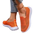 thumbnail image 6 of Domzle Womens Walking Shoes Slip On Sneakers Breathable Mesh Lightweight Casual Footwear for Daily Commute Saffron 37, 6 of 8