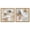 Gold Frame, variant on Blended Forms Duo Canvas Print Neutral Wall Decor Set by Art Remedy, Gallery Wrapped, 12 x 12