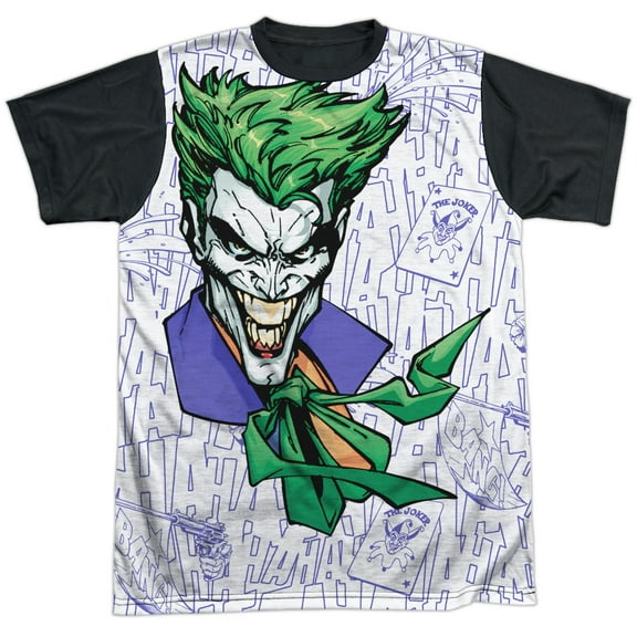 Batman Laugh Clown Laugh Unisex Adult Halloween Costume Sublimated T Shirt