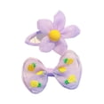 thumbnail image 1 of Sweet Kids Hairpin Set Delicate Flower Clips with Small Ball Decor Anti-slip Lightweight Design for Hair Organization, 1 of 5