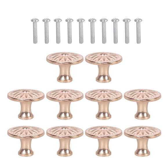 Single Hole Round Knob Handle Cabinet Kitchen Door Drawer Handles Dresser Knob Pull Furniture Hardware