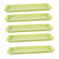 thumbnail image 4 of Paquete de 5 platillos para macetas, bandejas para jardineras y bandejas de goteo para jardín. Verde, 4 of 8
