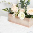 thumbnail image 2 of Efavormart 14x5'' Tan Wood Planter Boxes With Plastic Liner DIY Rustic Boxes Rectangle Wood Boxes For Party Decor, 2 of 11