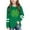 Army Green, variant on Bnwani St. Patricks Day Long Sleeve Toddler Shirts Girls Crew Neck Casual Fashion Cute Printed Tops 3-4t