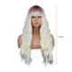 thumbnail image 3 of Fiudx Peluca Larga y Rizada con Flequillo para Mujer, Sintética, Natural, Dispersable En Varios Colores, para Uso Diario, Fiestas y Cosplay, Suave., 3 of 7