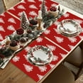 thumbnail image 4 of Darzheoy Christmas Tree Placemats Set of 4, 12x18 Inches Holiday Table Mats for Dining Room, Kitchen Party Decoration and Family Gatherings, 4 of 6