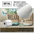 thumbnail image 5 of Farmhouse Bathroom Wall Art Country Bathroom Wall Decor Rustic Hummingbird Butterfly Pictures Wall Art Relax Soak Unwind Breathe Canvas Painting Prints Framed Artwork Decorations for Bedroom 12"X16", 5 of 6