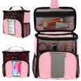 thumbnail image 2 of Hanging Toiletry Bags with Hook Waterproof Travel Toiletry Bag with Mesh Pocket Portable Toiletry Bag Organizer with Handle Large Capacity Makeup Travel Organizer for College Dorm Camping, 2 of 10