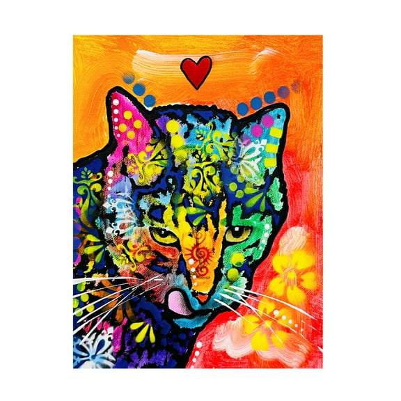 Canvas Wall Art - Dean Russo- Exclusive 'The Love' Wall Art for Living Room, Bedroom, or Office Décor by Trademark Fine Art - 14 x 19 Inches