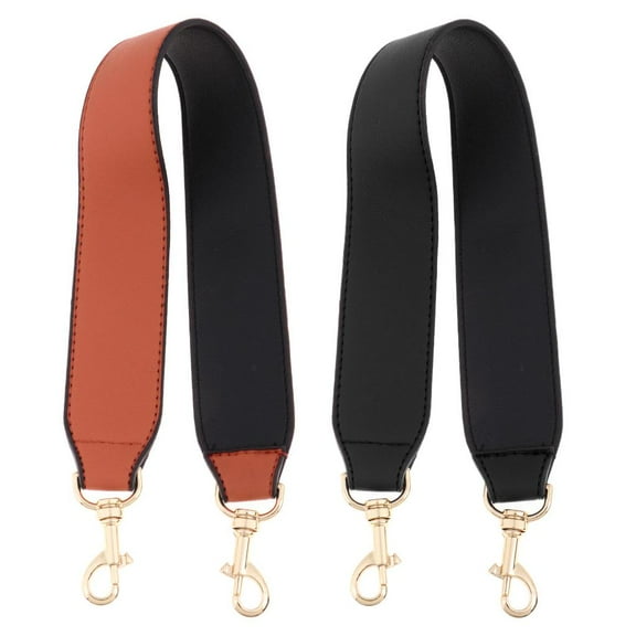2x PU Leather Purse Strap Replacement Handbags Handles Shoulder Bag Straps