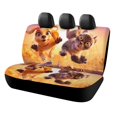thumbnail image 1 of Medieval-theme Car Rear Seat Covers Back Elastic Flexible Car Seat Covers Decorative Fits Most Cars 120x59x76cm, 1 of 6