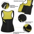 thumbnail image 3 of Ilfioreemio Waist Trainer Vest Sauna Sweat Body Shaper Corset Cincher Weight Loss Slimming Body Shaper Tank Top, 3 of 6