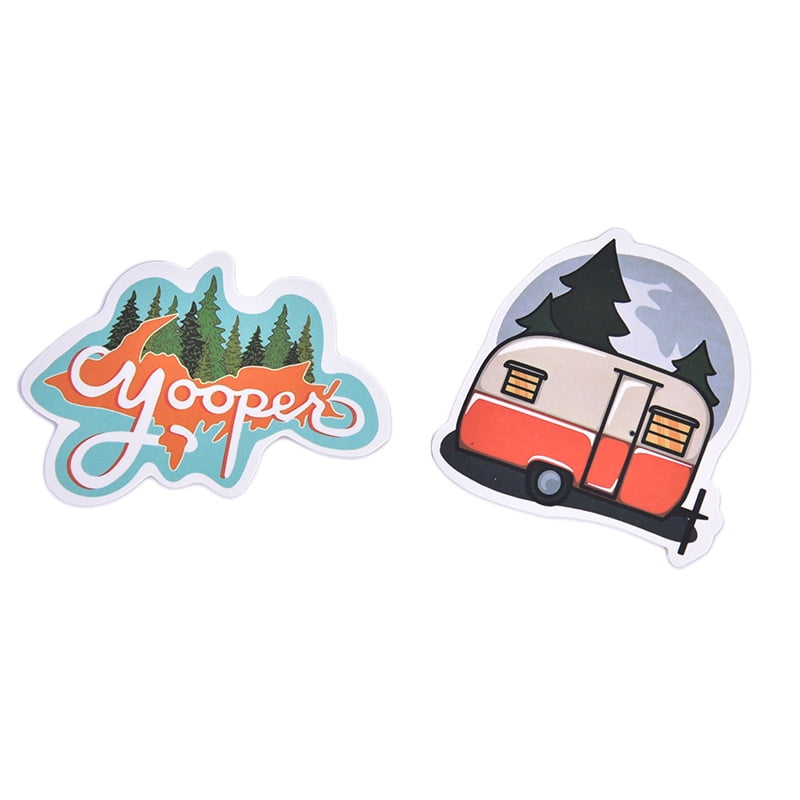 50pcs Outdoor Summer Travel Skateboard Stickers Laptop Luggage Decals Stick HN