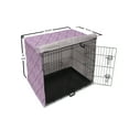 thumbnail image 6 of Oriental Dog Crate Cover, Ornamental Violet Tones Design with a Bohemian Vibe, Easy to Use Pet Kennel Cover Small Dogs Puppies Kittens, 7 Sizes, Mauve Pale Mauve, by Ambesonne, 6 of 6