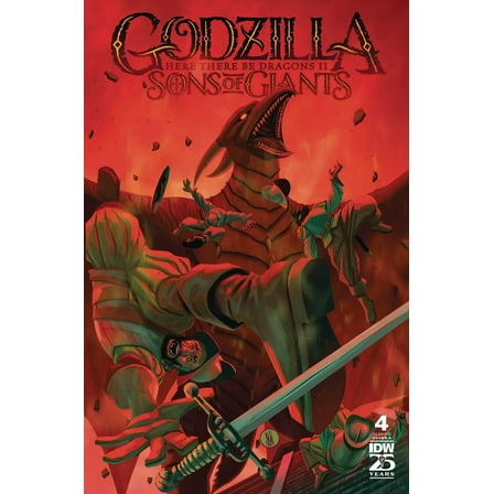 Godzilla Here There Be Dragons Ii Sons Of Giants #4 Cvr A Idw-prh Comic Book