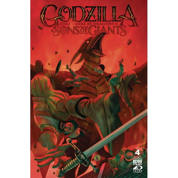 Godzilla Here There Be Dragons Ii Sons Of Giants #4 Cvr A Idw-prh Comic Book