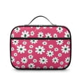 thumbnail image 2 of Daisy Pioneer Flower Pink Pattern Insulated Lunch Bag Teens,Bento School Lunch Bag for Teens for Work,Picnic or Travel 10.6x7.7x4.3 Inches,12 Can Capacity, 2 of 6