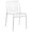 White, variant on Avaloomia Home Outdoor Dining Chairs Set of 4, Modern All Weather Stackable Plastic Patio Chairs Armless & Anti-Slip for Garden Porch Deck Kitchen No Assembly, Black