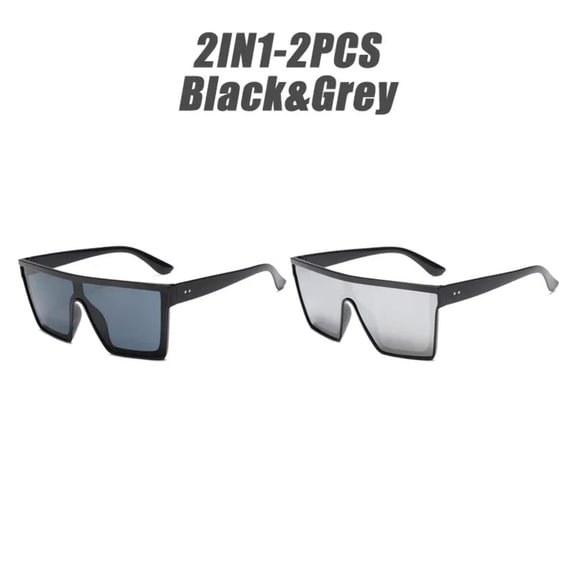 Retro cyberpunk Color Film Sunglasses
