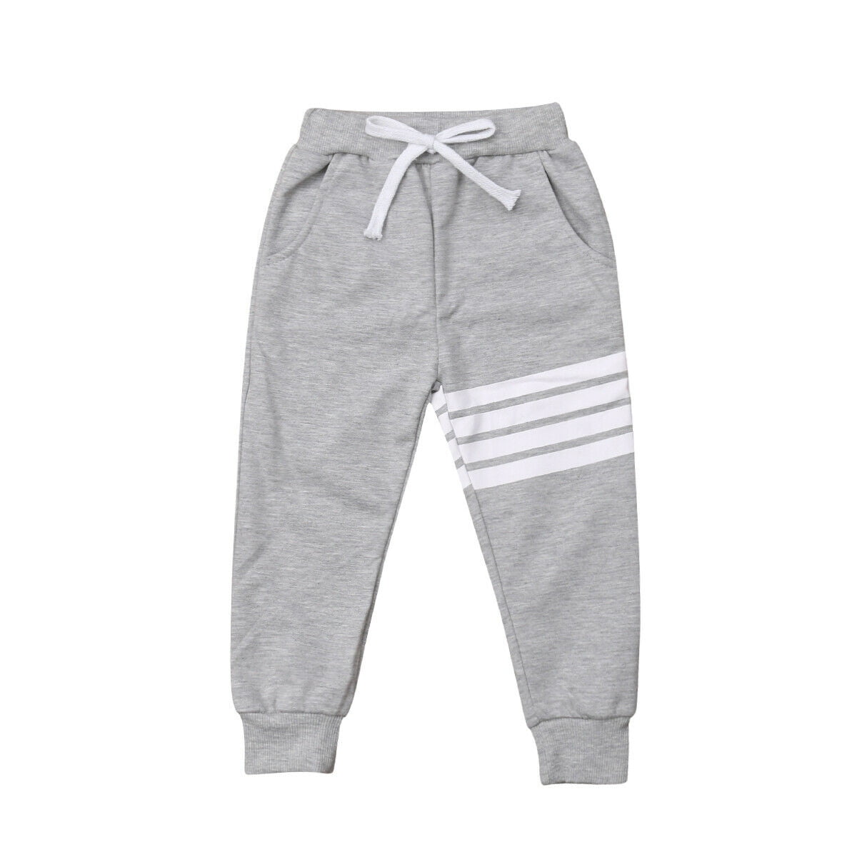 jsadfojas Kid Newest Baby Boy Loose Casual Sports Pants Toddler Sweat Pants Joggers Elastic Bottoms Outfit 