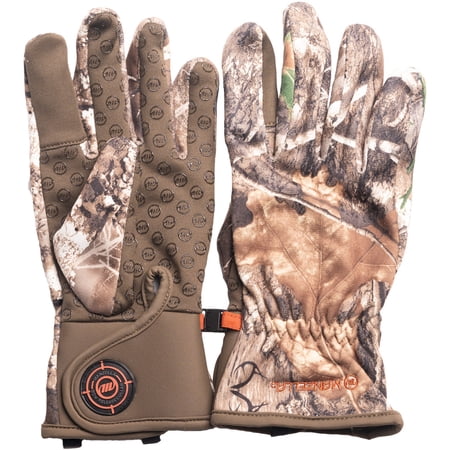 Manzella H007M-RXE-L Bow Ranger Mens Size Large Realtree Camo Fleece Gloves