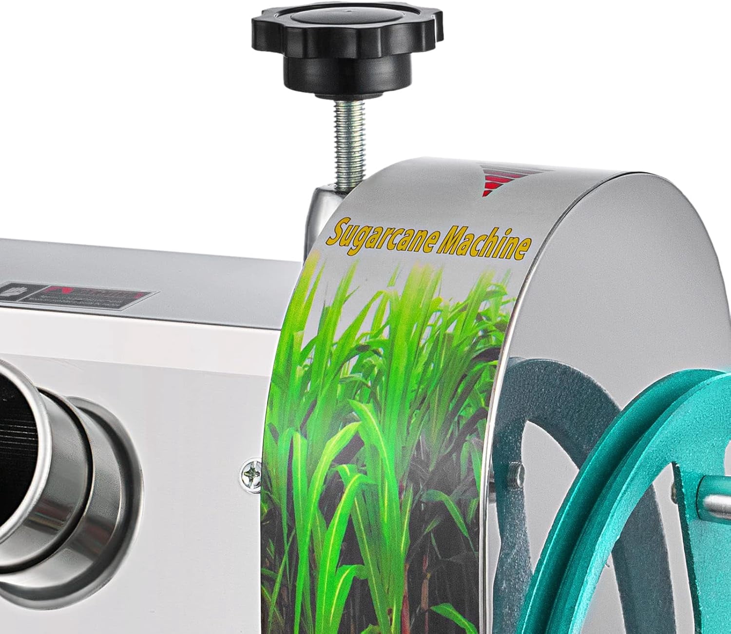 SHZOND Manual Sugar Cane Juicer, Commercial Stainless Steel Sugar Cane Press,110LBS Output per Hour Sugar Cane Extractor Squeezer for Home Use
