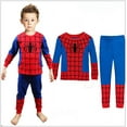thumbnail image 1 of Amazon AliExpress Ropa para niños de primavera y otoño europea y americana Superman de manga larga estampado Spider-Man ropa para el hogar conjunto de dos piezas, 1 of 2