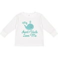 thumbnail image 3 of Inktastic My Aunt and Uncle Love Me Whale Boys or Girls Long Sleeve Toddler T-Shirt, 3 of 5