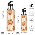 thumbnail image 2 of Yayeee 33oz Insulated Water Bottle Double Wall Stainless Steel with Flip Straw Lid, Halloween Pumpkins Pattern, 2 of 7