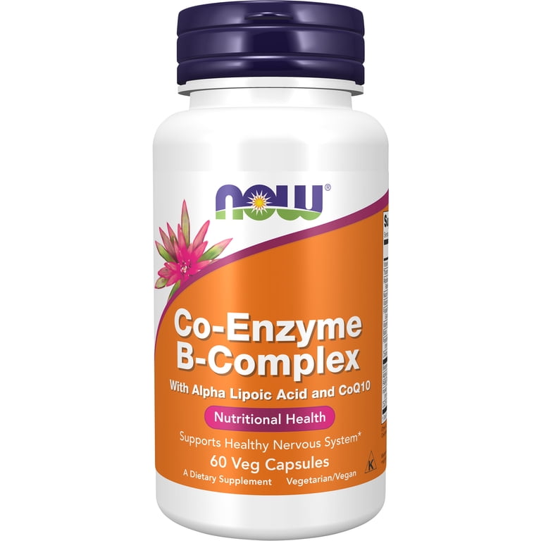 NOW, Co-Enzyme B-Complex, 60 Veg Capsules + Alpha Lipoic Acid