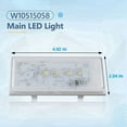 thumbnail image 4 of 3 luces LED nuevas y mejoradas W10515058 compatibles con //, refrigerador y congelador, 4 of 4