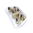 thumbnail image 4 of Panel Dash Gauge Instrument Cluster+Chrome Mounting Plate For Willys jeeps, 4 of 4