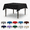 Black, variant on AK TRADING CO. 54" x 54" Polyester Square Tablecloth - Perfect for Any Occasion Like Parties, Wedding, Buffet Decoration, Indoor & Outdoor Use (White)