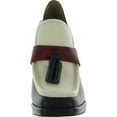 thumbnail image 3 of Sam Edelman Womens Jed Leather Square Toe Loafer Heels, 3 of 3