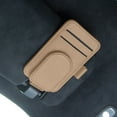 thumbnail image 5 of SNGMN Car Visor Clip, Leather Sunglasses & Business Card Holder, Universal Car Accessories for Sun Visor Storage, 5 of 6