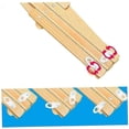 thumbnail image 3 of Natural Wood Coat Rack Wall Mounted Expandable Accordion Peg Hanger Hat Closet Hook Expanding Door, 3 of 5